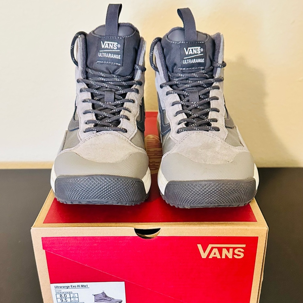 Vans UltraRange XO Hi MTE-1 Sneakers – “Drizzle” Gray (Size 9.5)